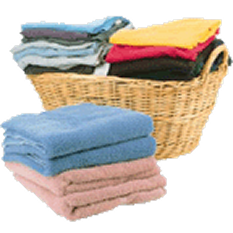 Two Towels & Basket of Clothes Two Towels & Basket of Clothes